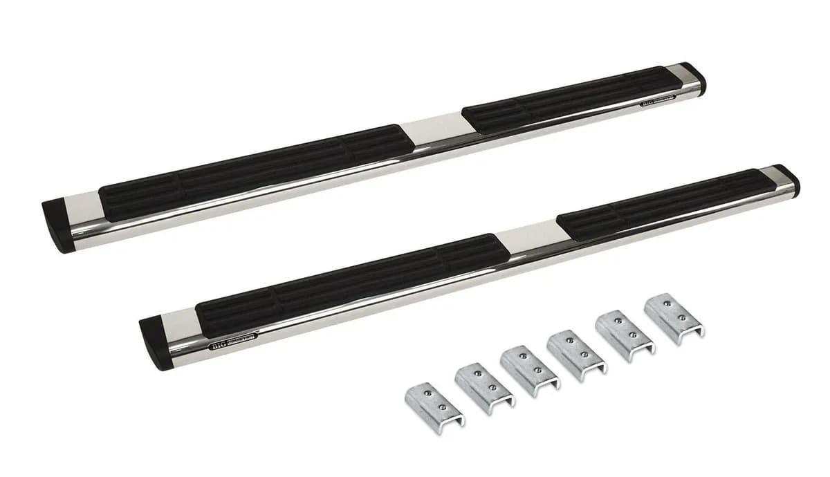Go Rhino 686409980PS - 6 OE Xtreme SideSteps With Mounting Bracket Kit - Polished Stainless Steel