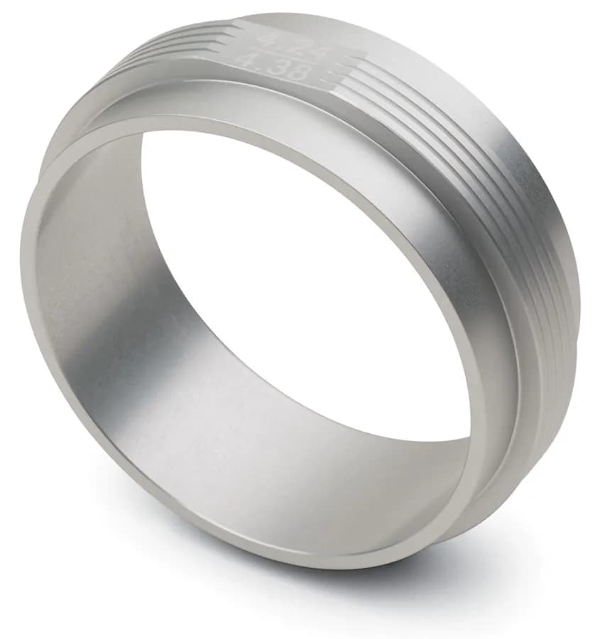 Engine Piston Ring Squaring Tool Billet Aluminum Natural Anodized Fits 4.240-4.380 Inch Bore Sizes Proform