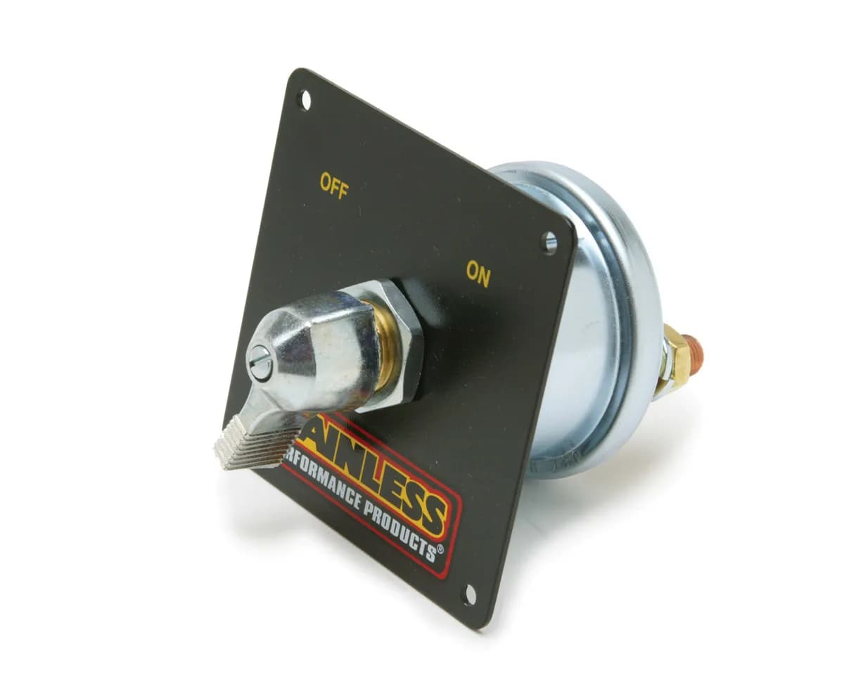 Master Disconnect Switch w/Mounting Panel; On/Off Rotary Switch; No Wires Or Fuses Included; 175 Amp Continuous [100% Duty Cycle]/800 Amp Momentary [50% Duty Cycle];