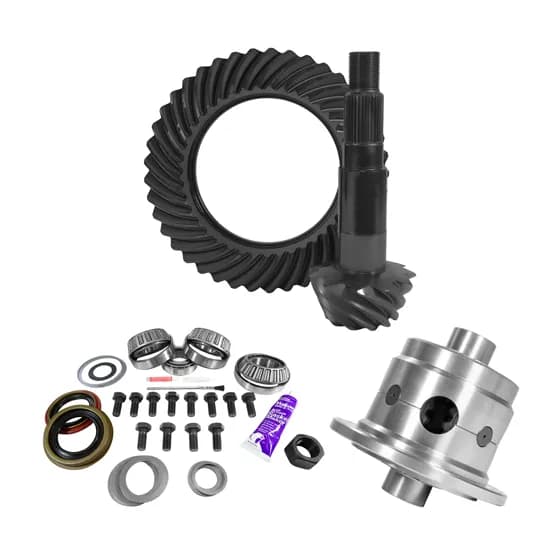 11.25 Inch Dana 80 3.73 Rear Ring & Pinion, Install Kit, 35 Spline Posi, 4.375 Inch Brg USA Standard