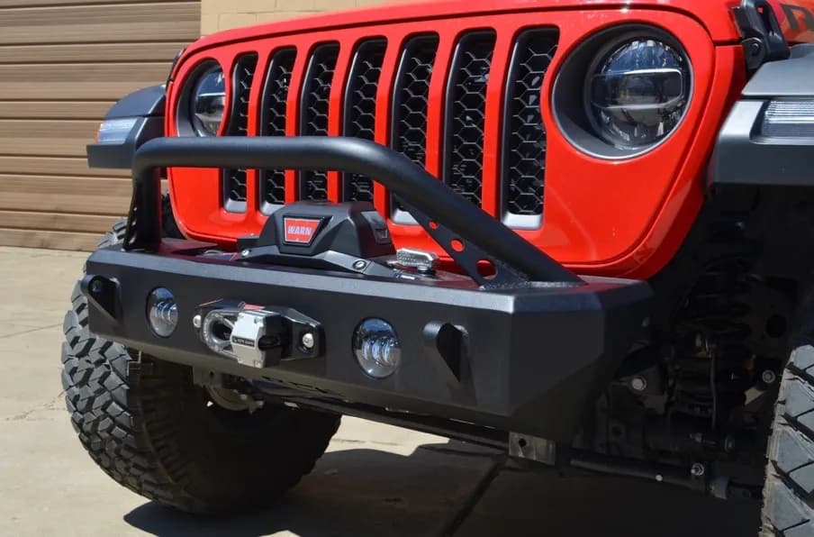 Bumpers 2018 to Present Bull Bar Texturized Black
