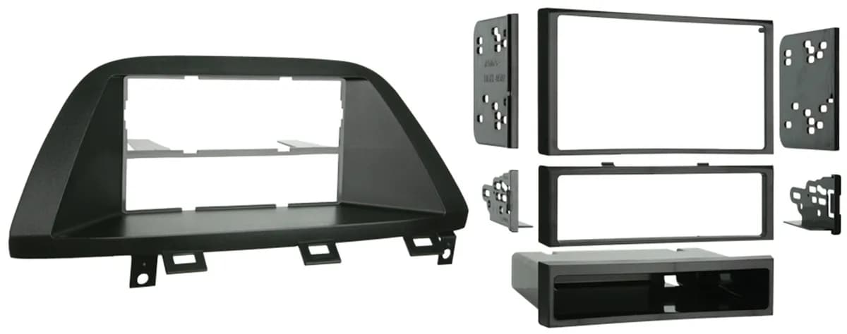 Turbokits; Radio Installation Kit; Incl. Instructions/Hardware/Storage Pocket/Snap-In Iso Mount System W/Custom Trim Ring; Recessed Din Opening/High-Grade ABS Plastic;