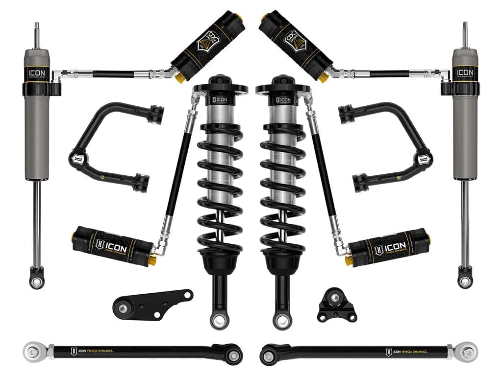 ICON 2024-2025 Toyota Tacoma 1.25-3" Lift, Stage 8 Suspension System, Tubular