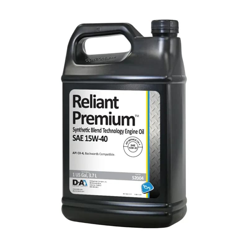 Reliant Premium 15w40 4 Gallon Jug Case