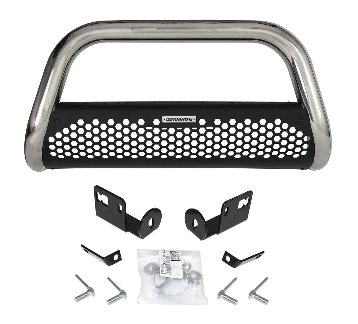 Go Rhino 55287PS - RC2 Bull Bar with Mounting Brackets - Polished Stainless Steel