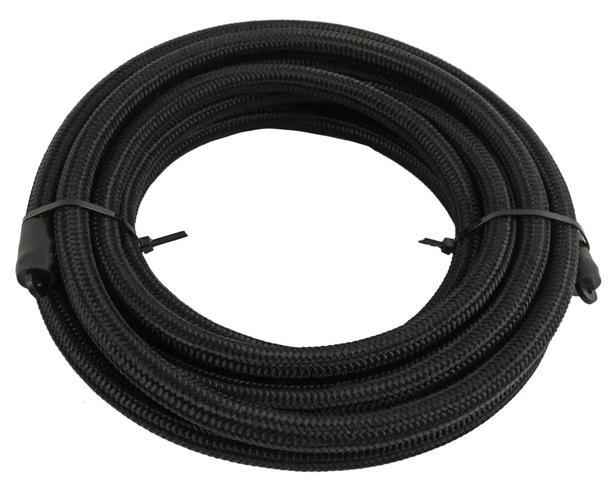 08 Eseries Black 235 E85 Compatible Stainless Core Hose 3 Feet