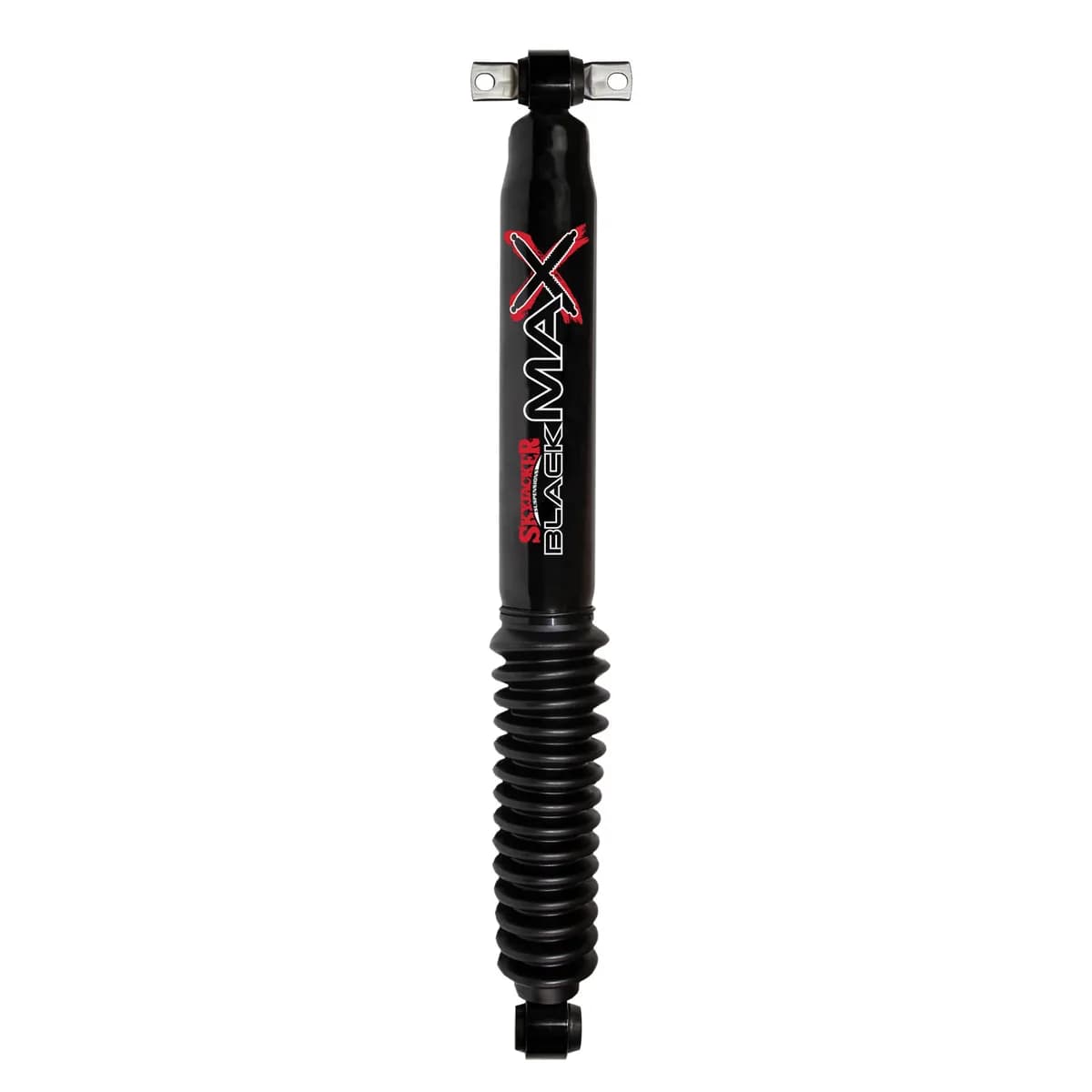 Black MAX Shock Absorber w/Black Boot 22.71 Inch Extended 13.93 Inch Collapsed 07-18 Wrangler JK Skyjacker