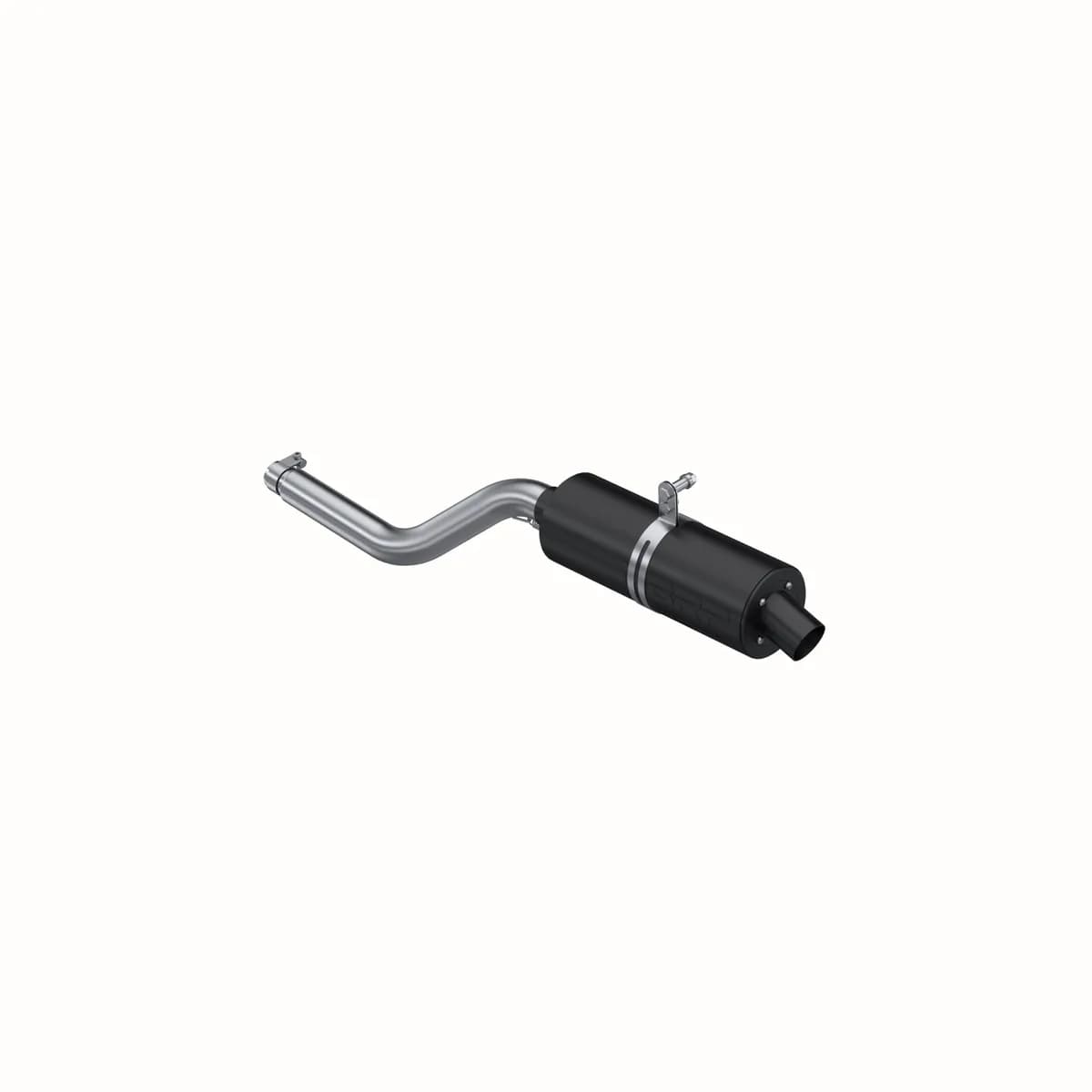 ATV Exhaust System With Sport Muffler; Slip-On System; 1.75 in. Inlet; 4.25 in. Diameter Body; Chambered Muffler;