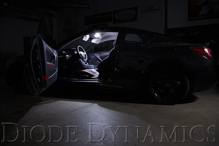2010-2016 Hyundai Genesis Coupe Interior Kit Stage 1 Red Diode Dynamics