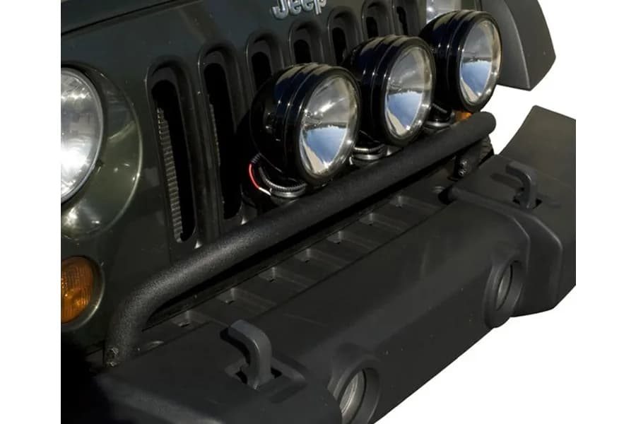 Light Bar Bumper Mountedtextured Black Jeep Wrangler(Jk)0716