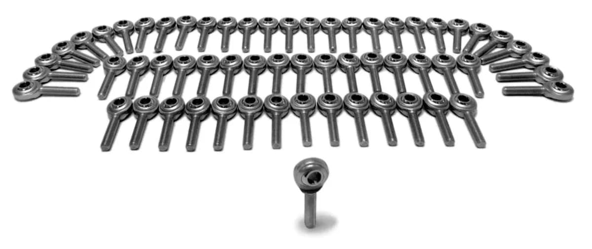 Steinjäger Metric Male Rod Ends Steel Housing, PTFE Race M12 x 1.75 LH 60 Pack