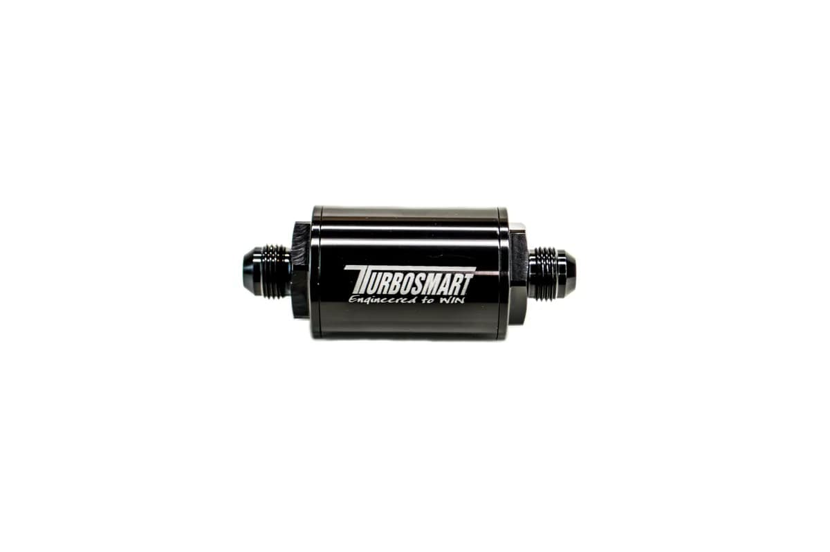 Turbosmart FPR Billet Fuel Filter 10um AN-6 - Black