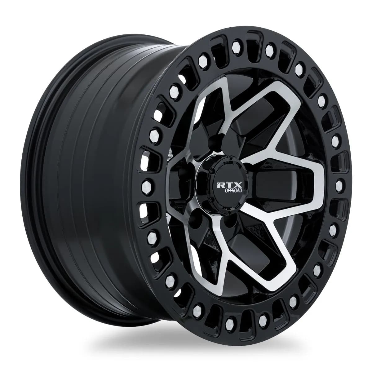 Zion 17x9 5x127 Et15 Cb71.5 Gloss Black Machined