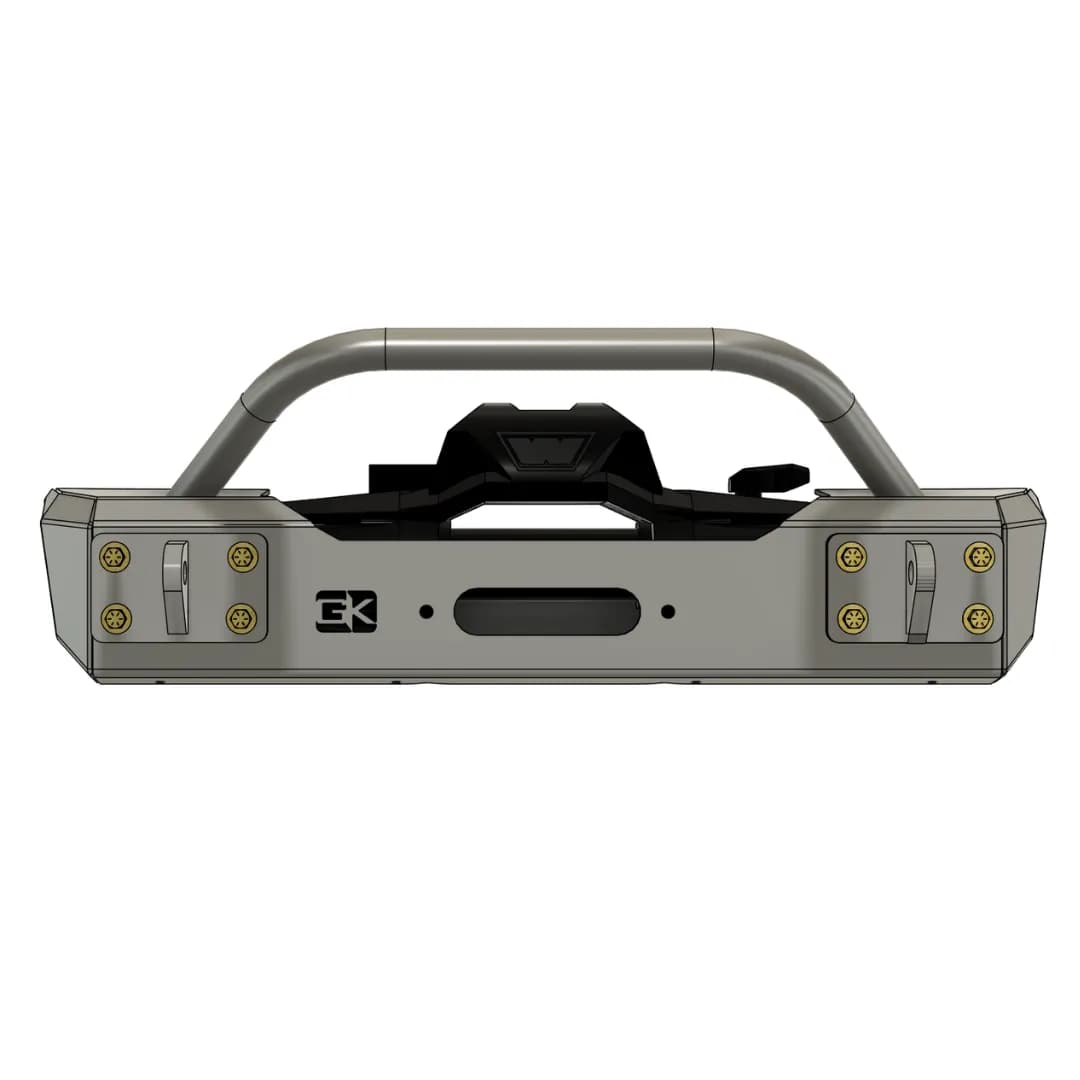 Gauntlet Front Bumper w/Bull Bar Tube for Jeep JK Wrangler (2007-2018)