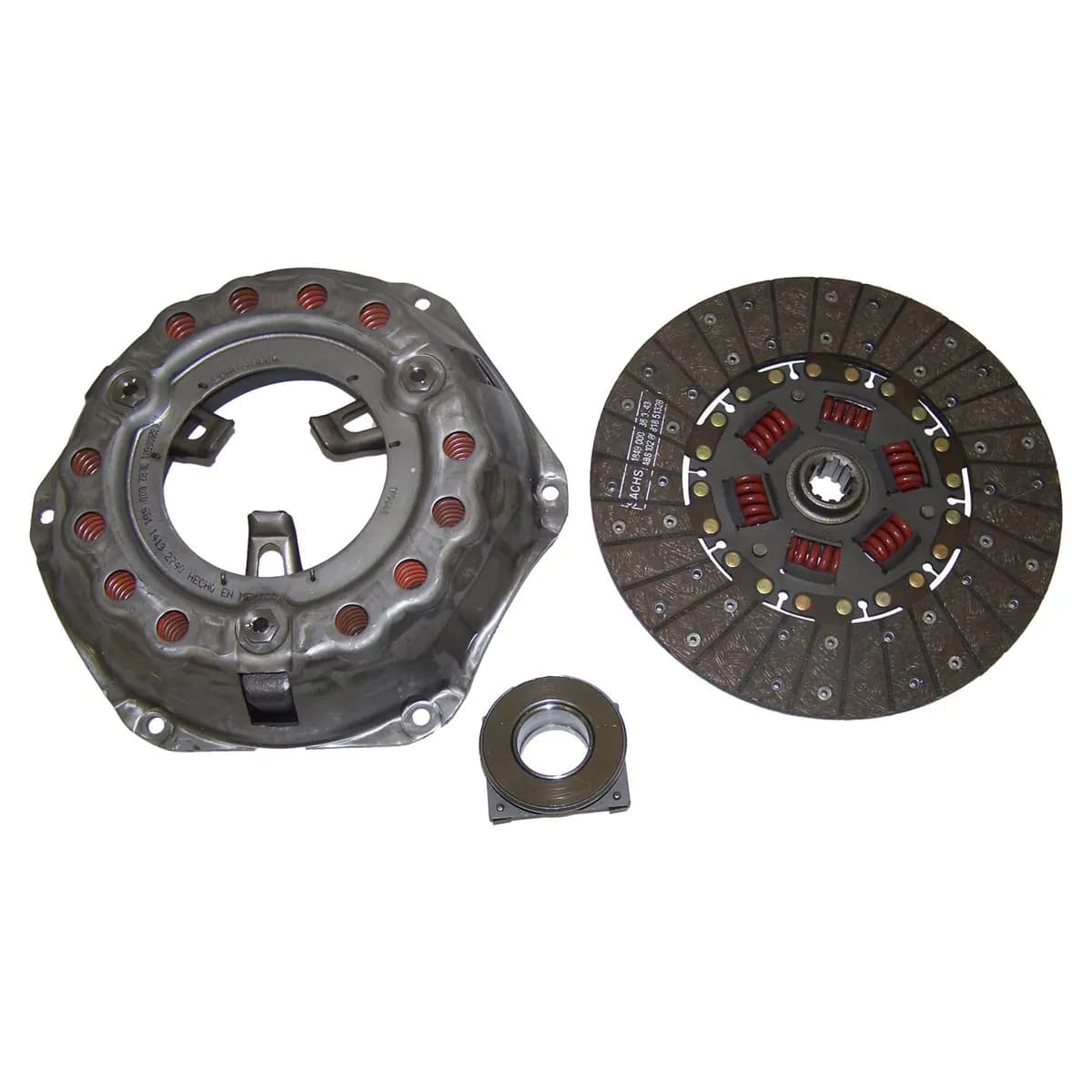 1976-1979 CJ-5 CJ w/ 3-spd T150 Trans & 10-1/2in Clutch; Includes: Cover Assembly Disc Plate and Bearing Assembly 1976-1979 CJ-7 CJ w/ 3-spd T150 Trans & 10-1/2in Clutch; Includes: Cover Assembly Disc Plate and Bearing Assembly