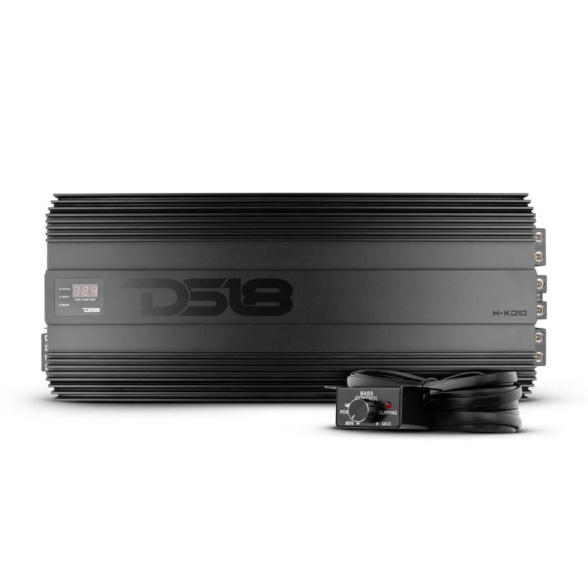 1-Channel | 18000 (Burst) @ 0.67Î© | 10000 @ 1Î© | 5800 @ 2Î© | 3500 @ 4Î© Watts RMS | With Voltmeter | Black