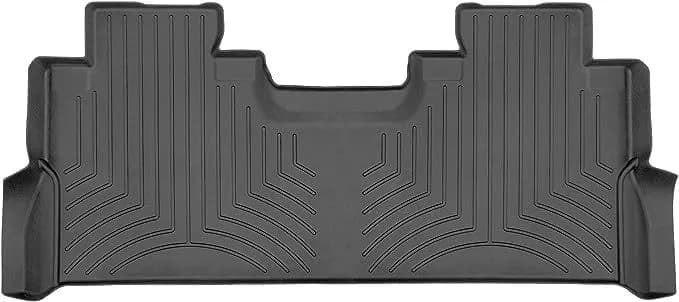 Rear FloorLiner HP Ford F-250F-350F-450F-550 2017 + Black Super Crew 1st row bucket seats with rear fold flat storage