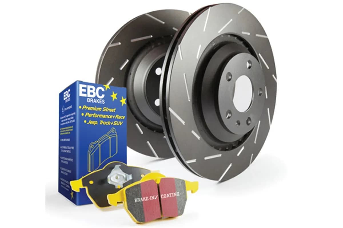 S9 Kits Yellowstuff and USR Rotors; Front; FMSI Pad No. D2251; Vented; 5 Bolt Holes; 321mm Dia.; 61mm Height; 30mm Thick; 67.4mm Center Hole Dia.;