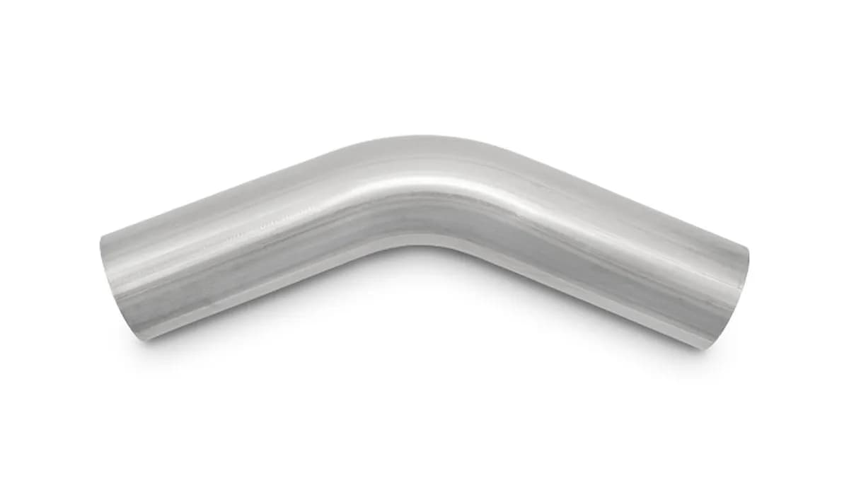 45 Degree Stainless Steel Bend; 2 in. OD; 2 in. Centerline Radius; 6 in. Leg Length From Tangent;