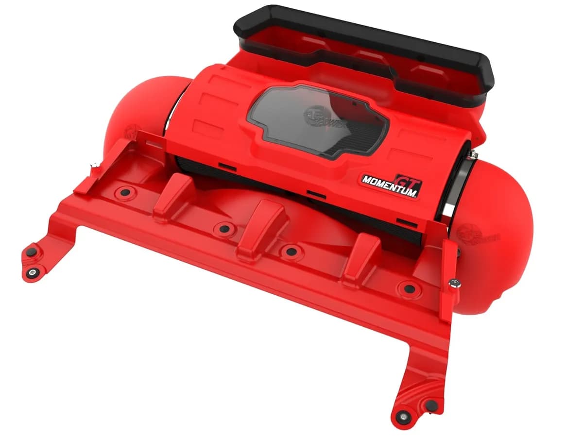 2021-2024 Ram TRX Momentum GT Cold Air Intake System in Raising Hell Red w/ Black Pro 5R Filters