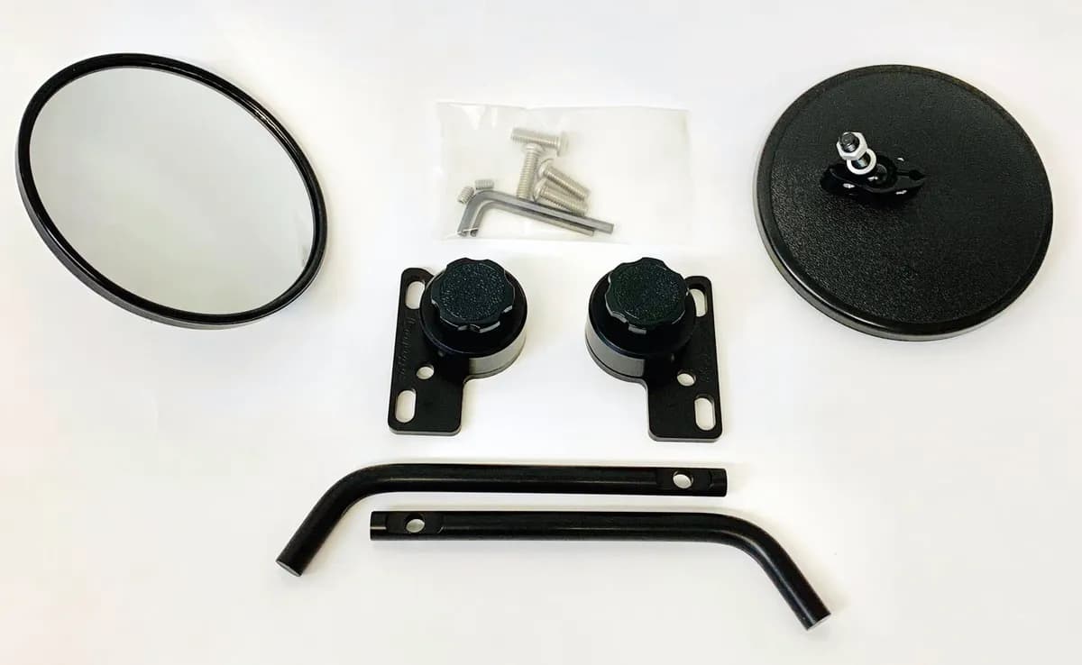 Mirror II Black CJ, YJ, TJ, and JK (1976-2017) (Pair)