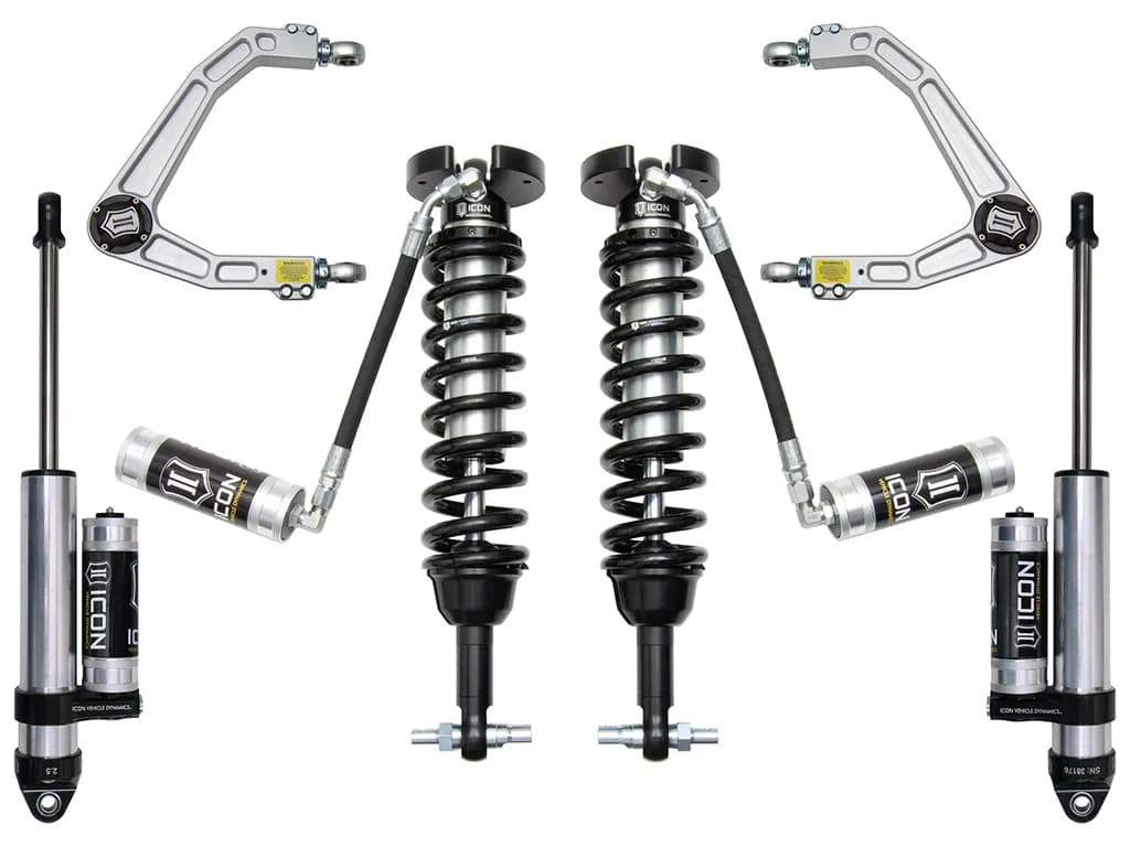 ICON 2019-2026 Chevrolet Silverado 1500/GMC Sierra 1500, 1.5-3.5" Lift, Stage 3 Suspension System, Billet