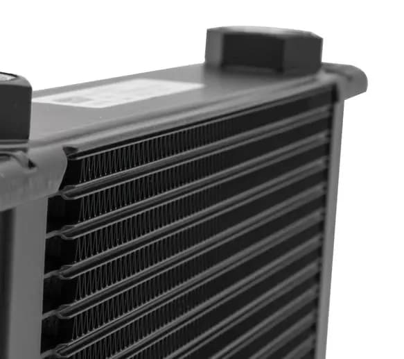 Earl's UltraPro Oil Cooler - Black - 19 Rows - Wide Cooler