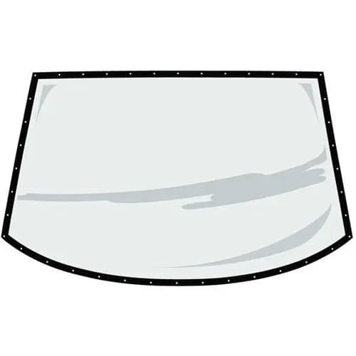 Rear Window ABC Molded .093 w/BLK Border Coated