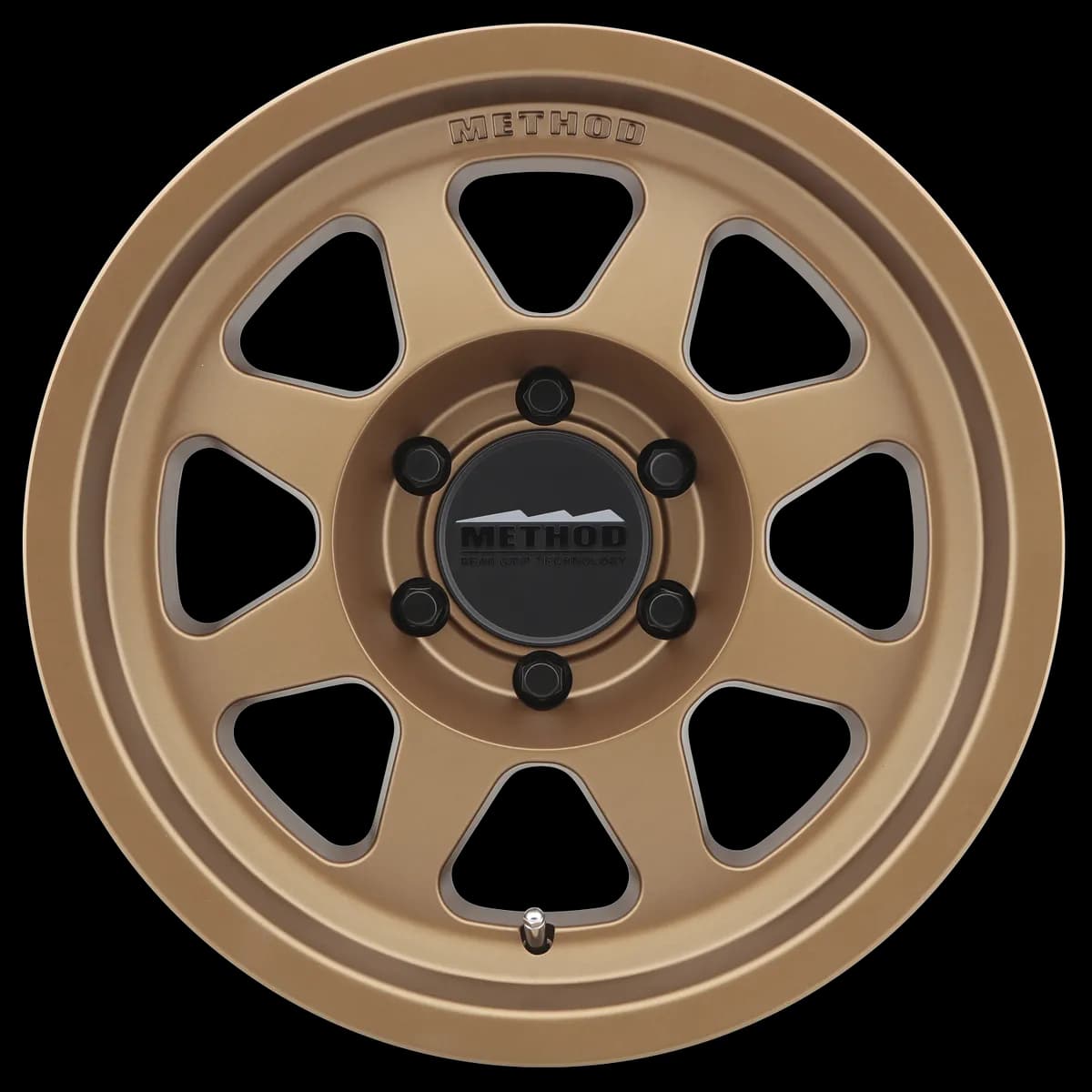 Aluminum Wheels 18x9 Bead Grip MR701 Bolt Pattern 6 On 139.7 Offset 18 Lip Size 1.81 Method Bronze BRZ Method