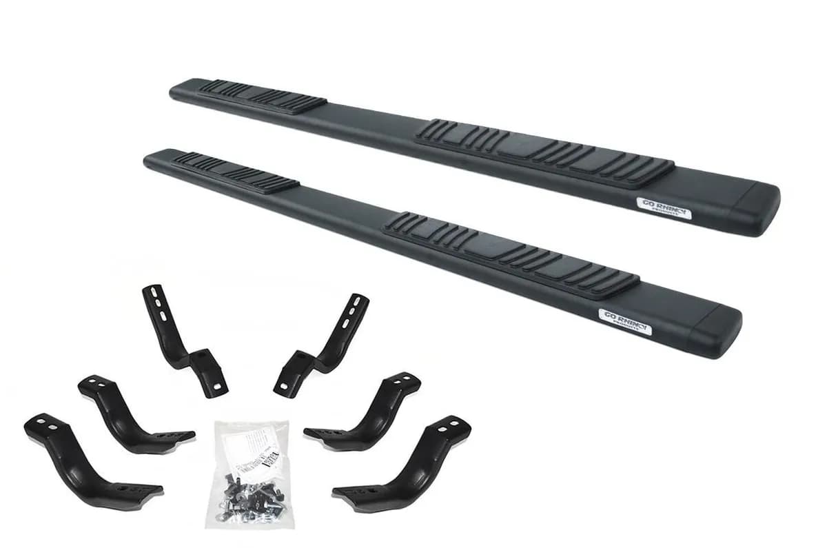 Go Rhino 685451687T - 5 OE Xtreme Low Profile SideSteps With Mounting Bracket Kit - Textured Black