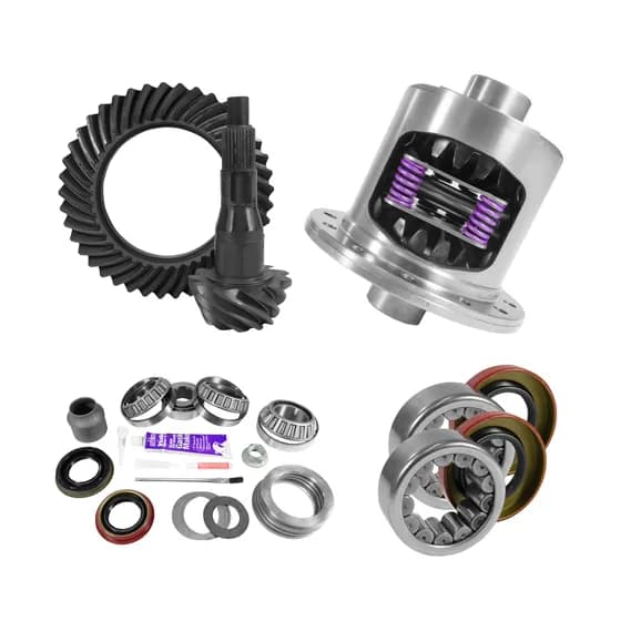 9.75 Inch Ford 4.11 Rear Ring & Pinion, Install Kit, 34Spl Posi, 2.99 Inch Axle Bearing USA Standard