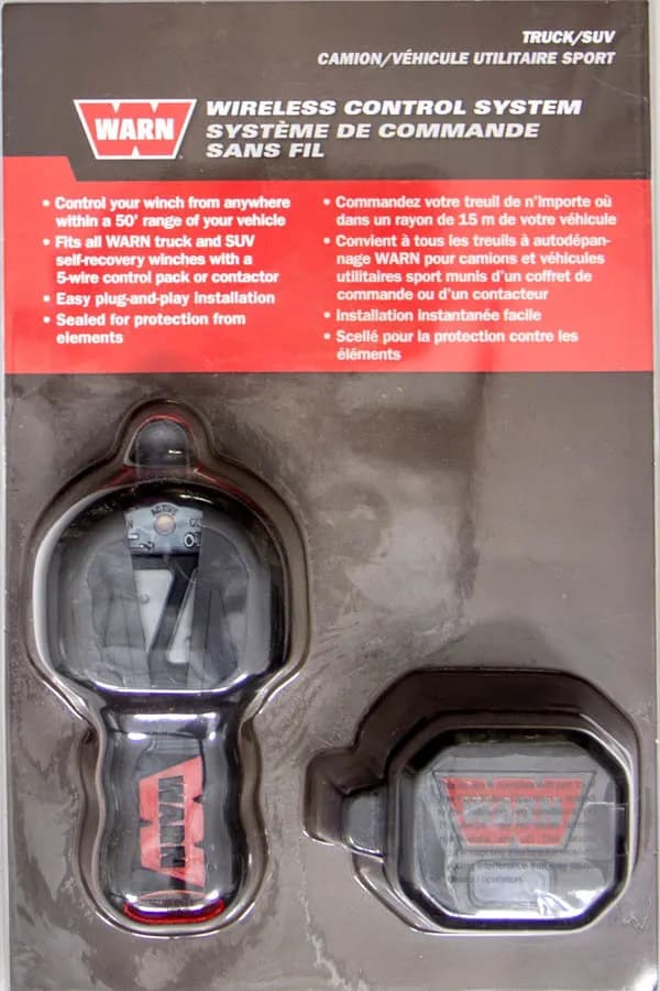 WARN - For Use With Warn Truck and SUV Winches with D-Shaped 5 Wire Remote