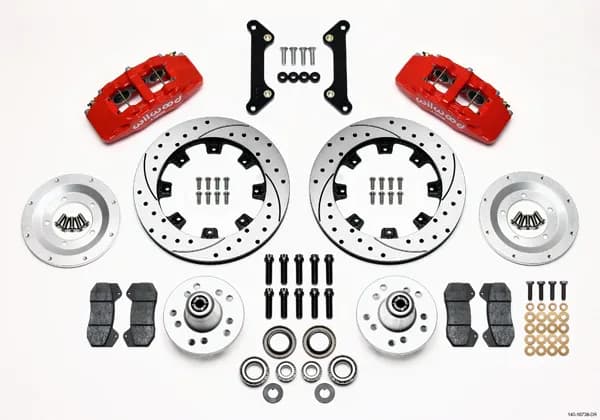 1970 - 1978 Buick, Cadillac, Chevrolet, GMC, Oldsmobile, Pontiac Forged Dynapro 6 Big Brake Front Brake Kit (Hub) - 140-10738