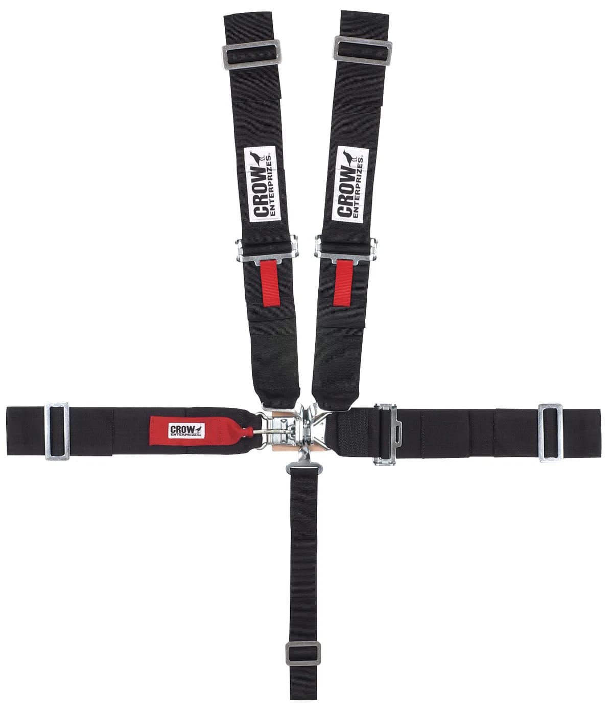 5-Pt Harness Small Latch Black Pull Down LS Only