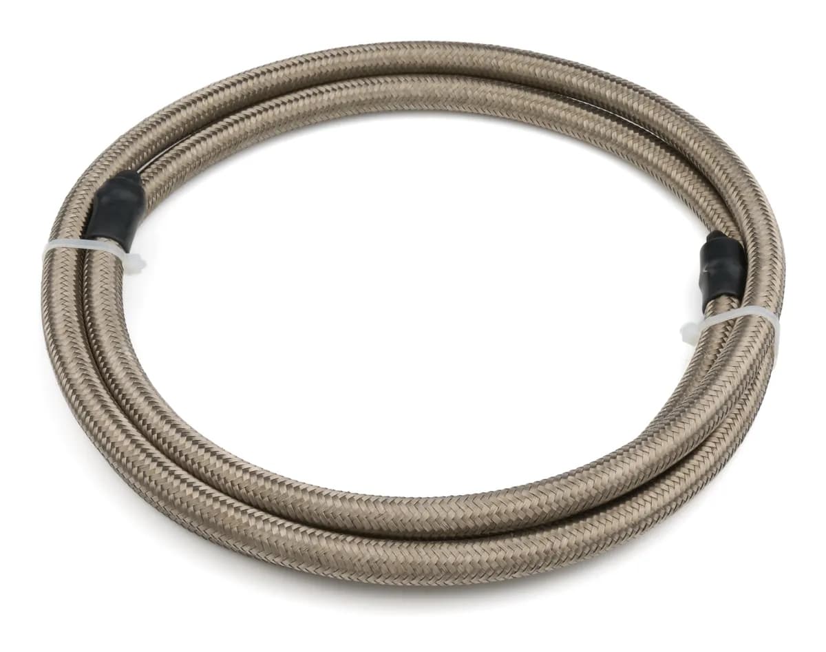 06 Eseries Black 205 E85 Compatible Double Braided Premium Racing Hose 6 Feet