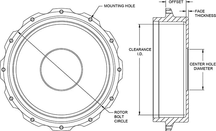 Parking Brake Hat - Standard - 171-12138