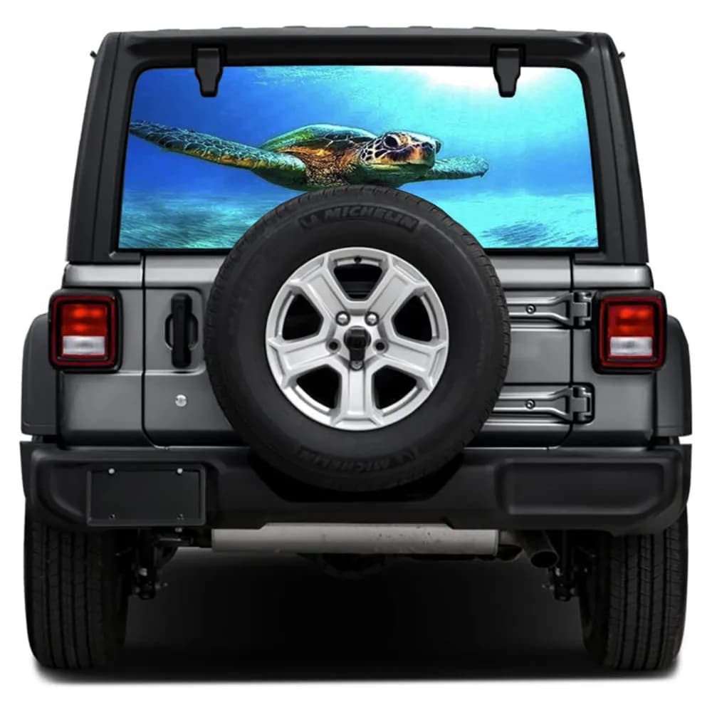 Turtle Rear Window Decal