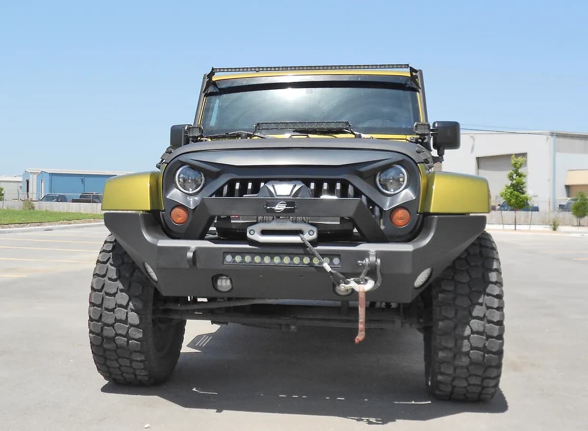 Steelcraft - Front Bumper - Textured Black - 70-92600