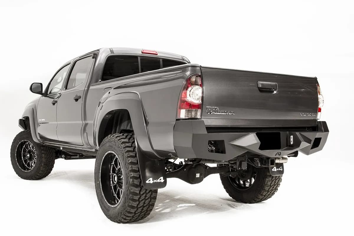 Vengeance Rear Bumper; 2 Stage Black Powder Coated;