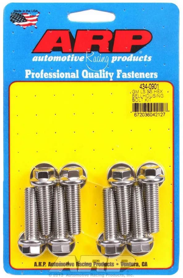 Bellhousing Bolt Kit - 6pt. GM LS