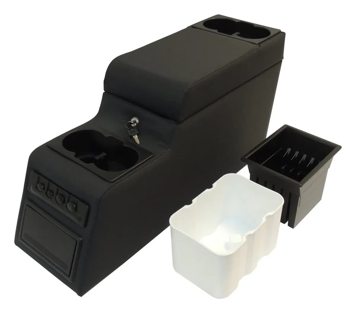 Locking Center Console 1976-1983 CJ-5;1976-1986 CJ-7;1981-1986 CJ-8;1987-1995 YJ Wrangler;