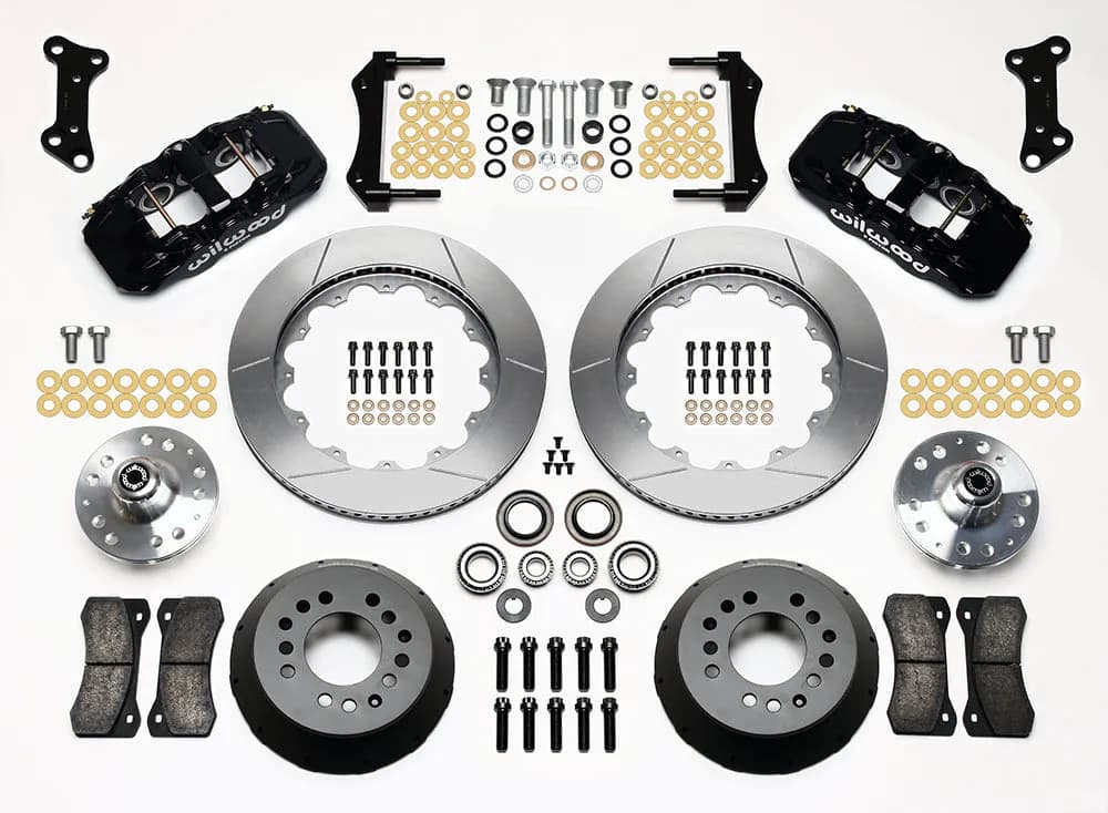 1960 - 1982 Buick, Chevrolet, Ford, GMC, Mercury, Oldsmobile, Pontiac AERO6 Big Brake Front Brake Kit - 140-15053