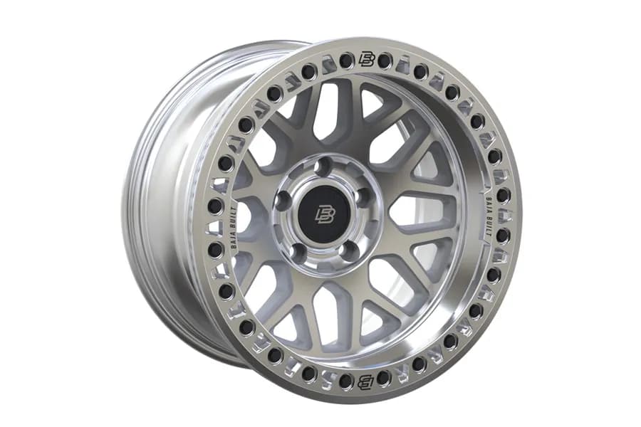 Baja Built Lite Brite Outlaw Cast Beadlock Wheel, 17x9 5x5 -38mm - Machined - JT/JL/JK