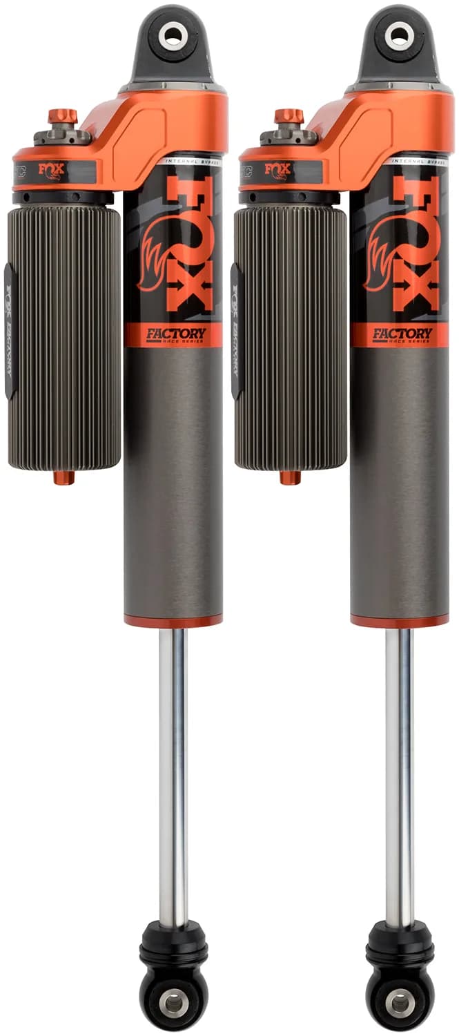 2020-2024 Jeep Gladiator Rear Internal Bypass Factory Race 3.0 Remote Reservoir 2-3 Inch Lift Dual Speed Compression Adjuster Fox Offroad Shocks