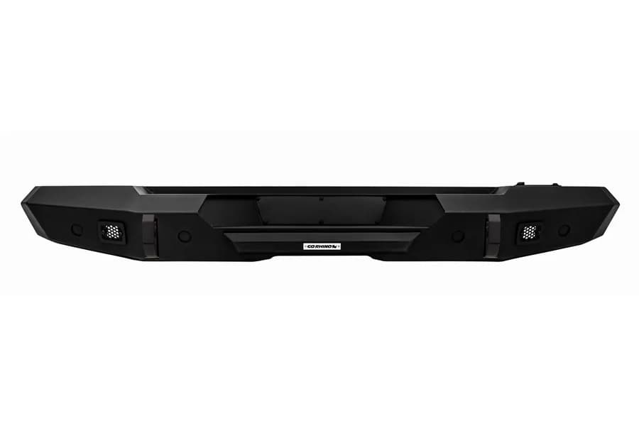 18c Wrangler Jlu Rear Bumper Inclfactory Hitches Black Trailline Rear Straight Bumper