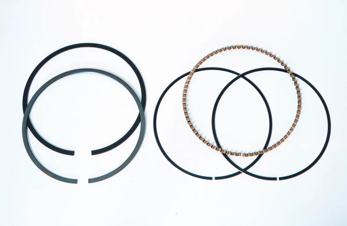 Mahle Motorsport 4150MS-112 Ring (set) - 1.0mm, 1.0mm, 2.0mm Standard Tension +.005 File Fit Rings