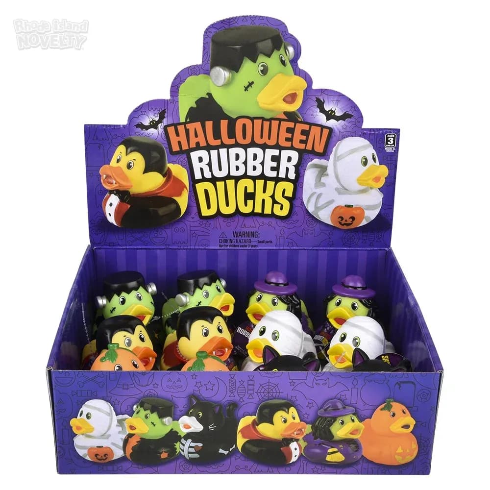Halloween Rubber Duckies 3.5\" 12ct