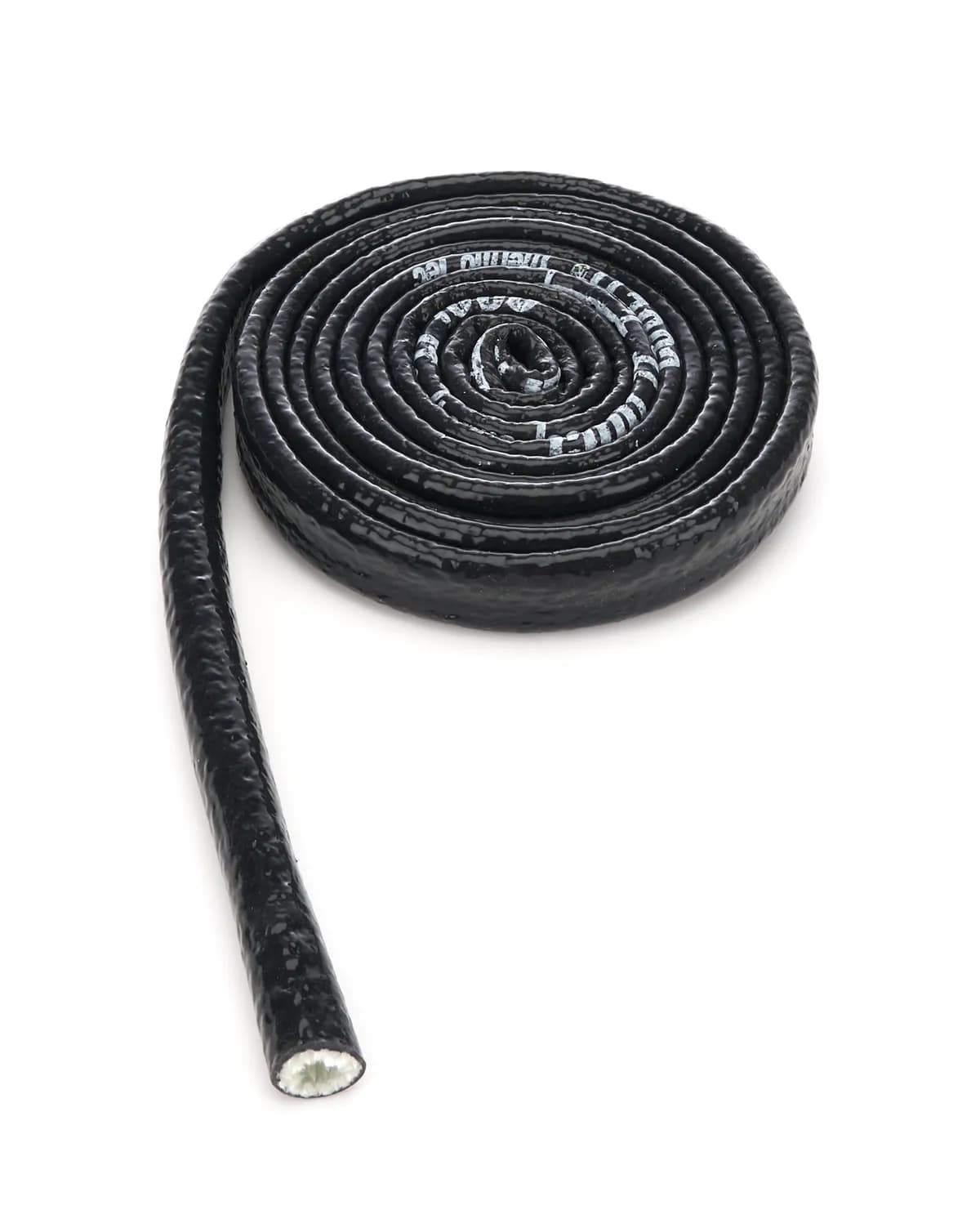 Heat Sleeve 1/2 Inch x 10 Foot Braided Fiberglass 500-2200 Degree F Black Thermo Tec