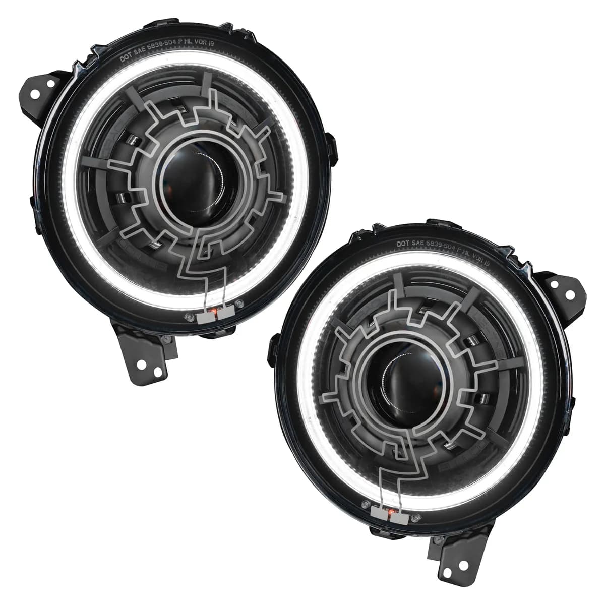 Oracle Oculus Bi-LED Projector Headlights - Heated Lens for JL/JT