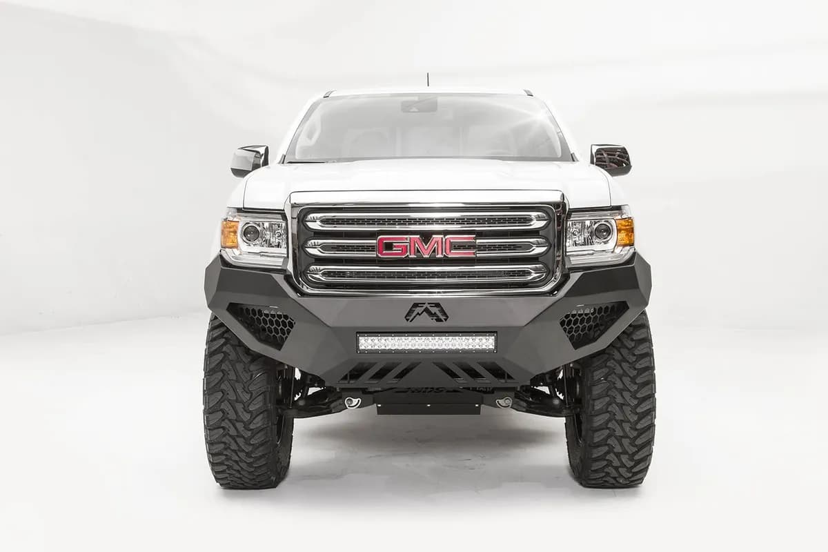 Vengeance Front Bumper; 2 Stage Black Powder Coated; No Guard;